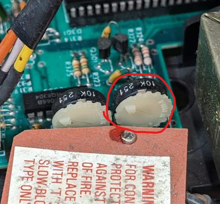Screen Adjustment (GCE Vectrex) - RetroSix Wiki